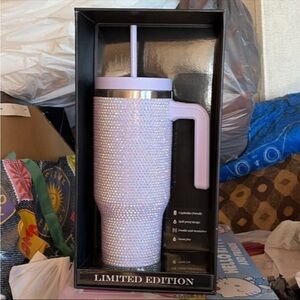 Hydrapeak Purple Bedazzled Tumbler 40 Oz